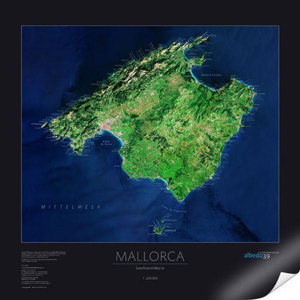 albedo 39 Mapa regionalna Majorka