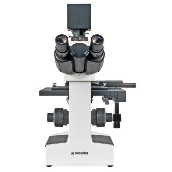 Bresser Mikroskop odwrócony Science IVM 401, invers, trino, 100x - 400x