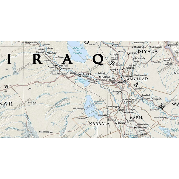 National Geographic Mapa Irak