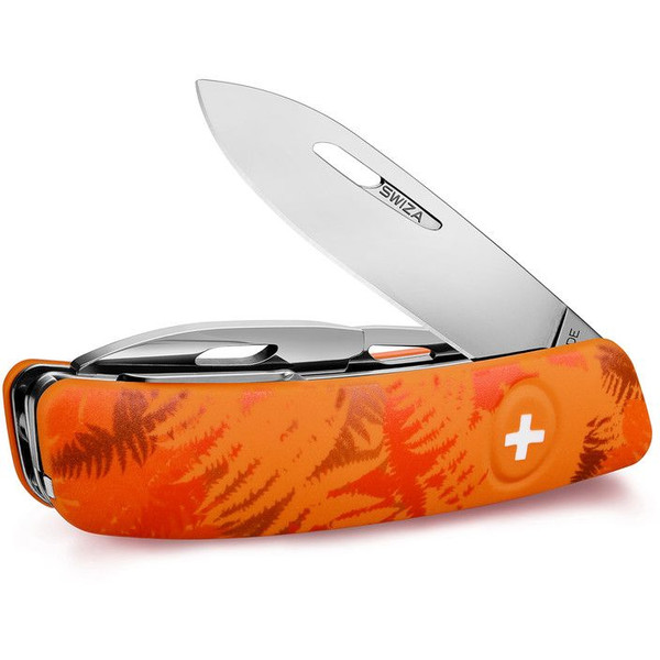 SWIZA Noże Szwajcarski scyzoryk kieszonkowy C03 FILIX paproć maskująca pomarańczowy