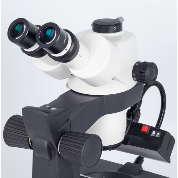 Motic Mikroskop stereoskopowy zoom GM-168, trino, 7,5-50x, wd 113mm