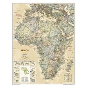 National Geographic Mapa kontynentalna Afryka