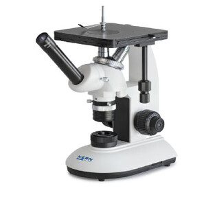 Kern Mikroskop odwrócony OLE 161, invers, MET, mono, DIN planchrom,100x-400x, Auflicht, LED, 3W