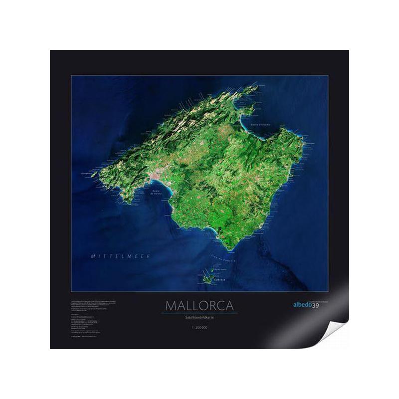 albedo 39 Mapa regionalna Majorka