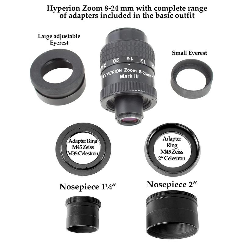 Baader Okular zoom Hyperion 8-24mm Clickstop Mark III 2"