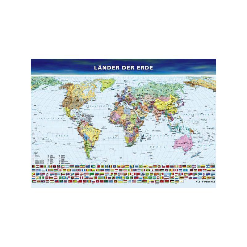 Klett-Perthes Verlag Mapa świata Die Länder der Erde