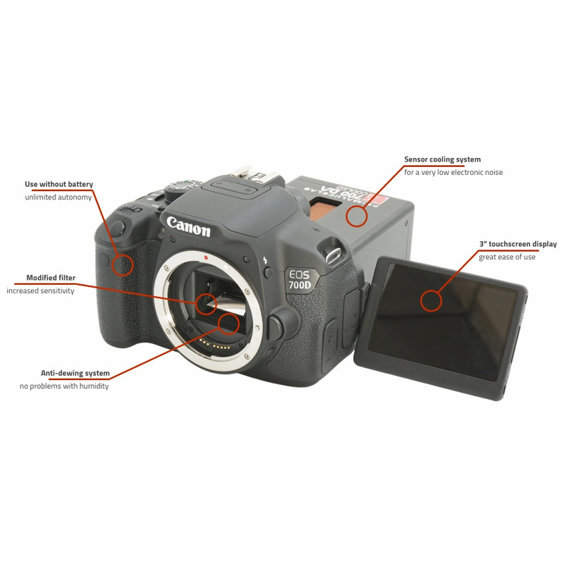 Canon Aparat fotograficzny DSLR EOS 700Da cooled