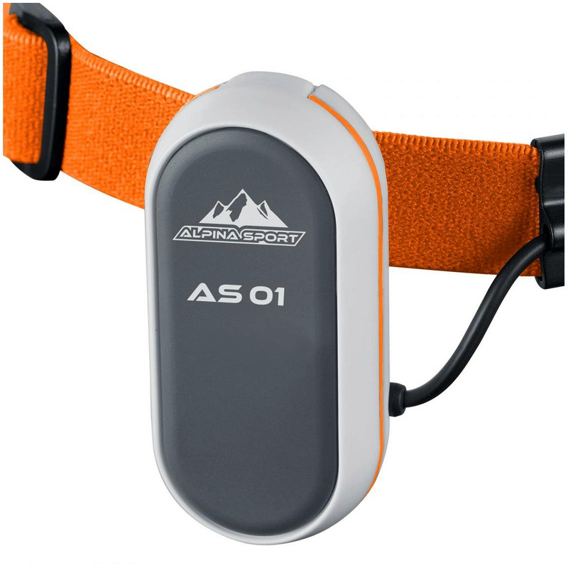 Alpina Sports Latarka czołowa AS01, pomarańczowa