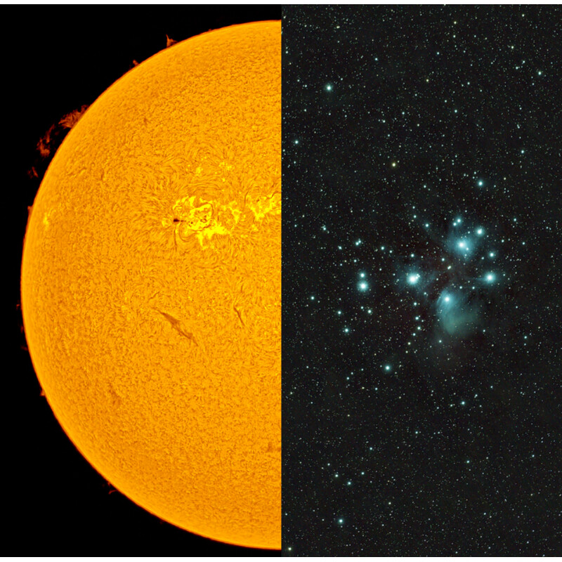 Lunt Solar Systems Teleskop do obserwacji słońca ST 70/420 LS60MT Ha B1200 Allround OTA