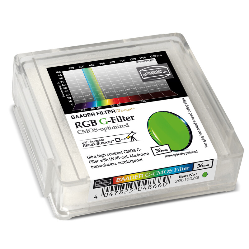 Baader Filtry RGB-G CMOS 36mm