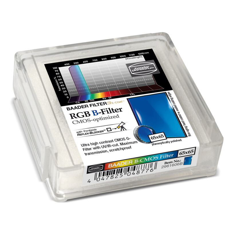 Baader Filtry RGB-B CMOS 65x65mm