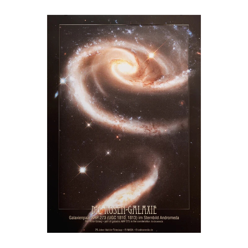 AstroMedia Plakaty Rosen-Galaxie Arp 273