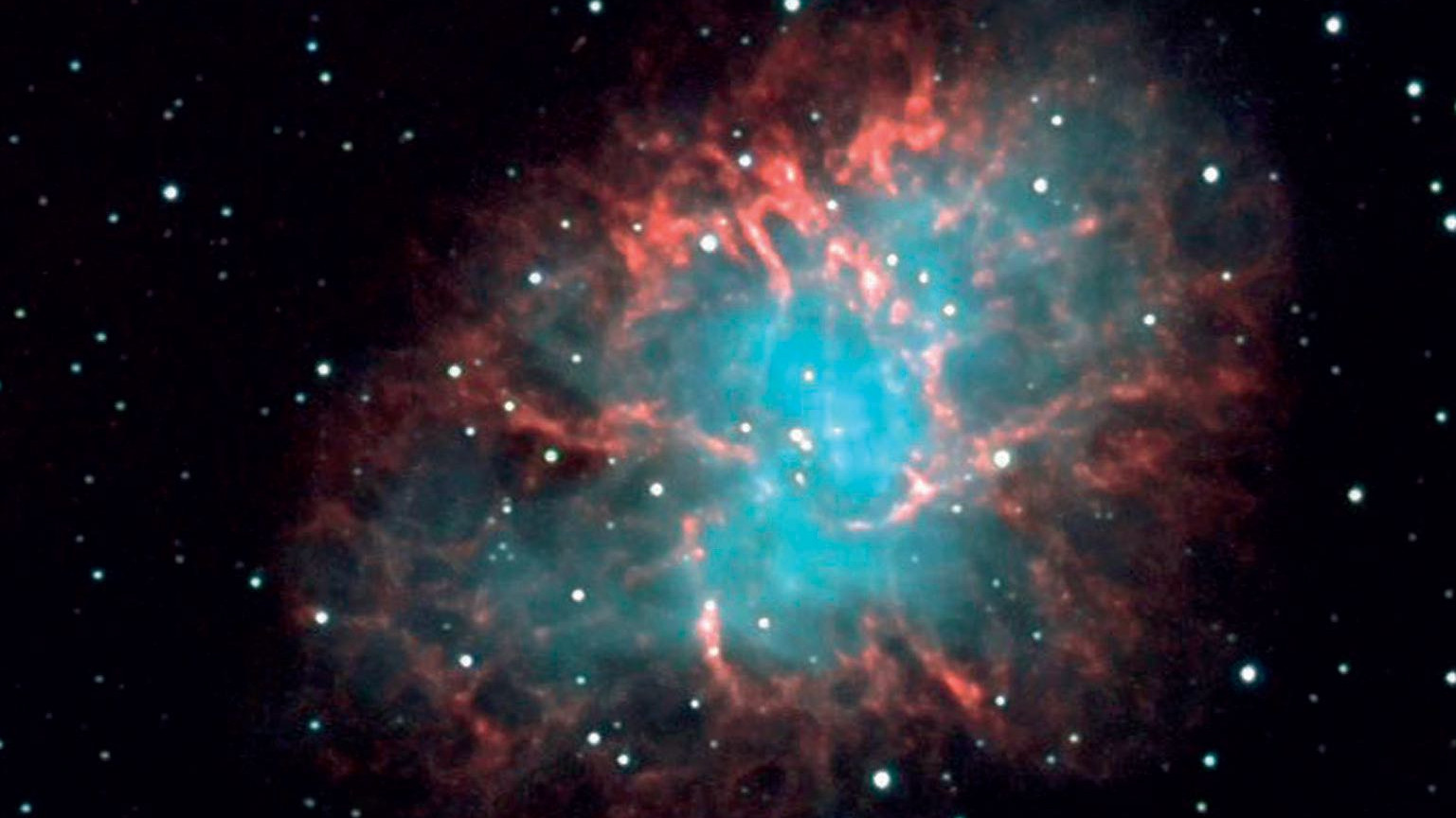 Mgławica Krab w gwiazdozbiorze Byka. Michael Breite, Stefan Heutz, Wolfgang Ries / CCD Guide