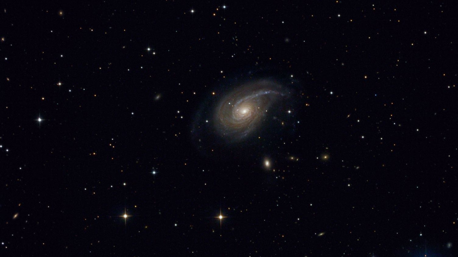 Galaktyki NGC 772 i NGC 770 w gwiazdozbiorze Barana. Michael Breite, Stefan Heutz, oraz Wolfgang Ries
