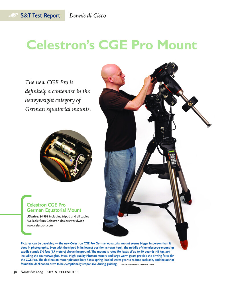Montaż Celestron CGE Pro
