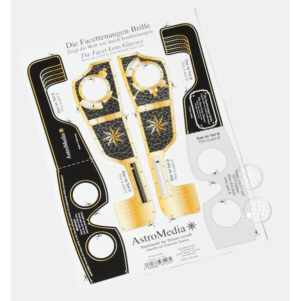AstroMedia Zestaw Die Facettenaugen-Brille