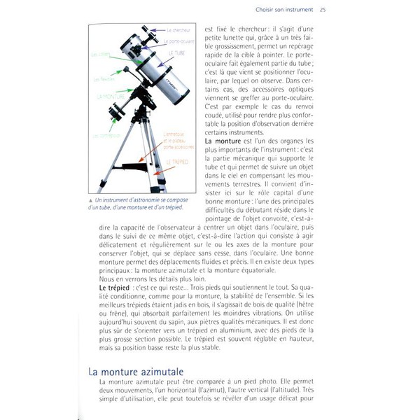 Eyrolles Książka Przewodnik astronomiczny dla początkujących