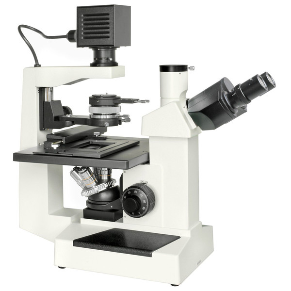 Bresser Mikroskop odwrócony Science IVM 401, invers, trino, 100x - 400x