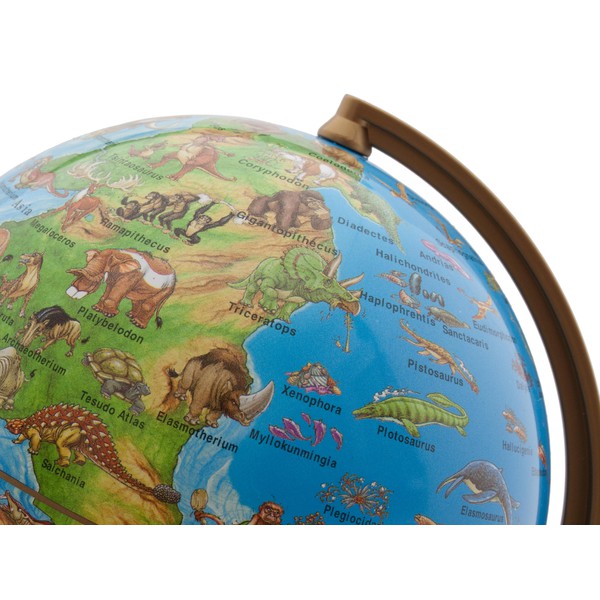 Stellanova Globusy dla dzieci DinoZ Kinderglobus prähistorische Welt 15cm