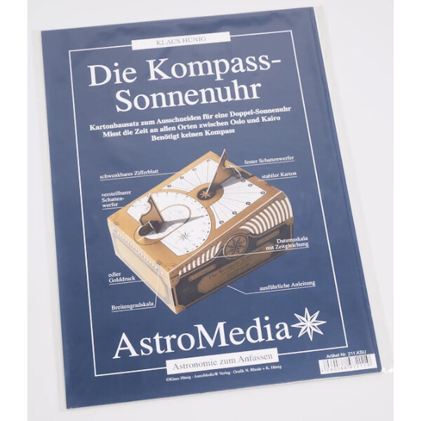AstroMedia Zestaw Kompas - zegar słoneczny