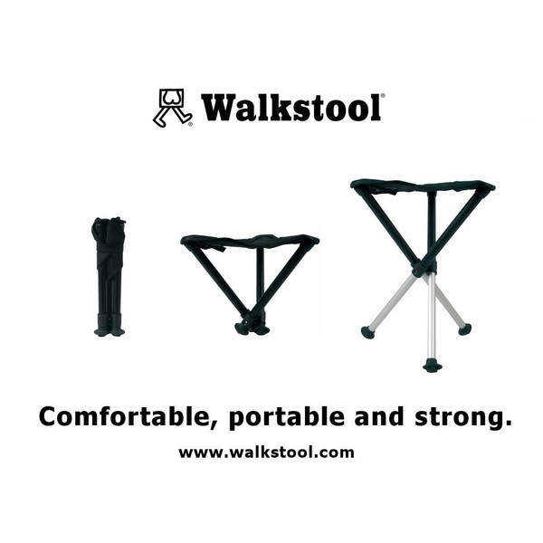Walkstool Comfort 75, kolor czarny (taboret składany)