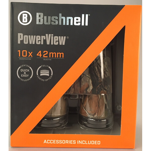 Bushnell Lornetka PowerView 10x42, Realtree kolor maskujący