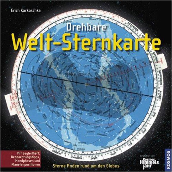 Kosmos Verlag Światowa obrotowa mapa gwiazd