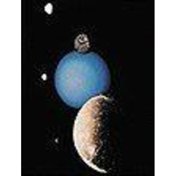 Plakaty Uran z księżycami
