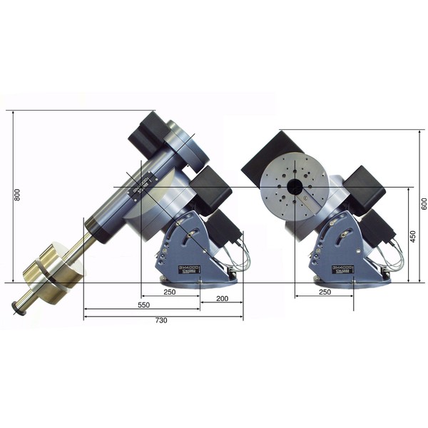 10 Micron Montaż GM 4000 QCI, wersja stacjonarna