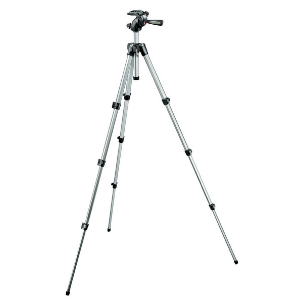Manfrotto 394-H Statyw Foto-Video Maxi ze zintegerowaną głowicą uchylną w 3 osiach