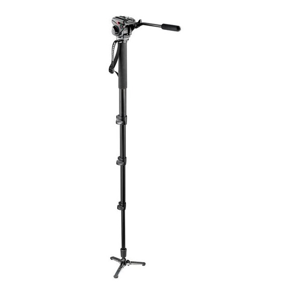 Manfrotto Monopod Video-Fluid z głowicą uchylną 701HDV 561BHDV