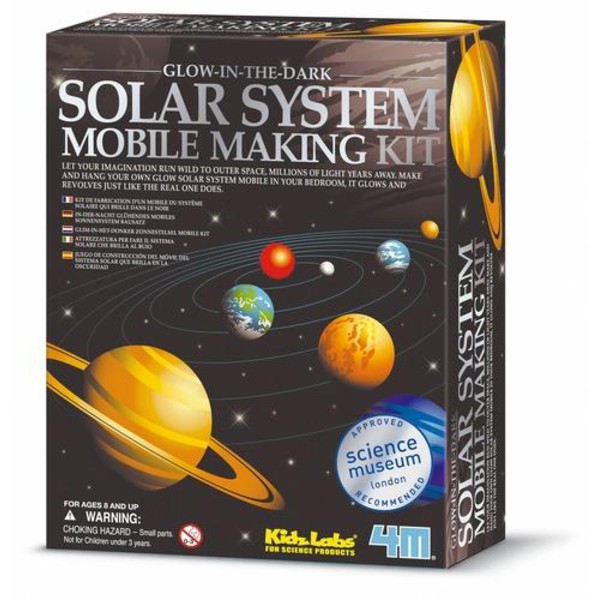 HCM Kinzel Bausatz Bastelsystem Sonnensystem Mobile, leuchtend