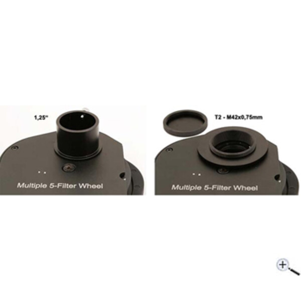 TS Optics Koło filtrowe dla 5x filtrów 1,25''