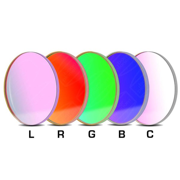 Baader Filtry Zestaw filtrów LRGBC-H-alpha 7nm 36mm