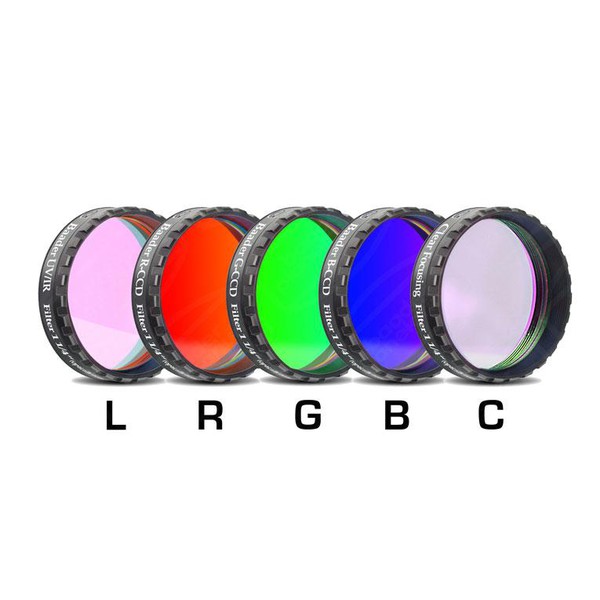 Baader Filtry Zestaw filtrów LRGBC-H-alpha 7nm, OIII i SII 1,25"