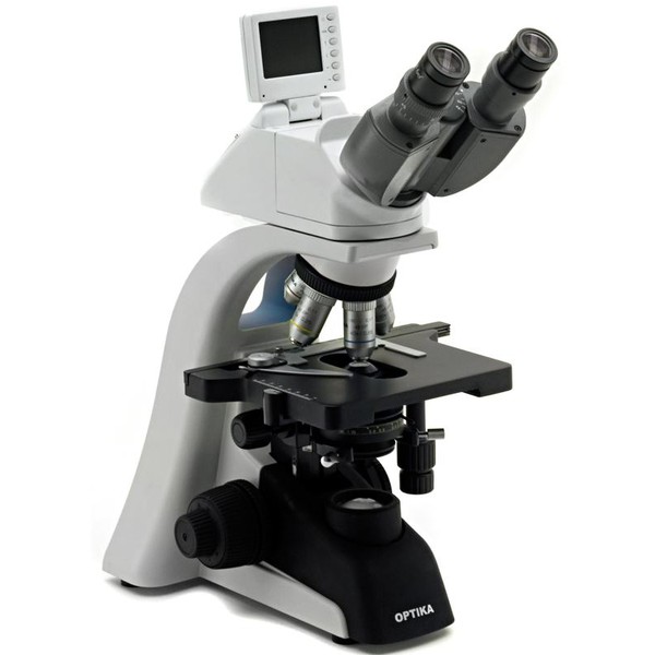 Optika Cyfrowy mikroskop binokularny DM-25, 3 Megapiksele z monitorem LCD 2,5"