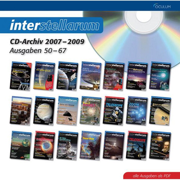 Oculum Verlag interstellarum, archiwum na CD 2007-2009 wydania 50-67