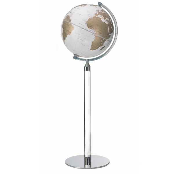 Zoffoli living Globus na podstawie Vasco da Gama White/ Gold 40cm