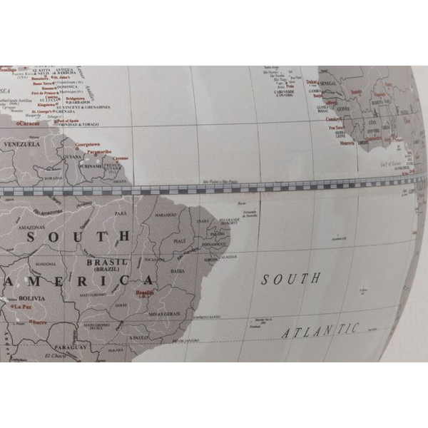 Zoffoli living Globus na podstawie Vasco da Gama All White 40cm