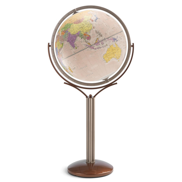 Zoffoli Globus na podstawie Magellano Rosa Antico 50cm