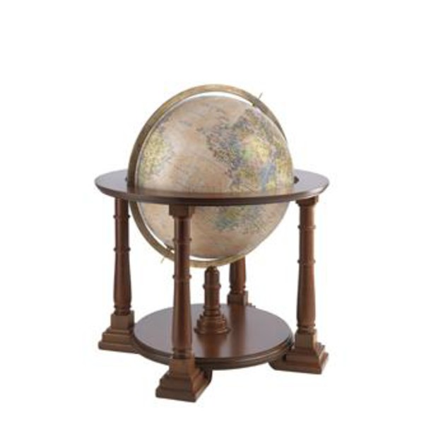 Zoffoli living Globus na podstawie Mercatore Rosa antico 50cm