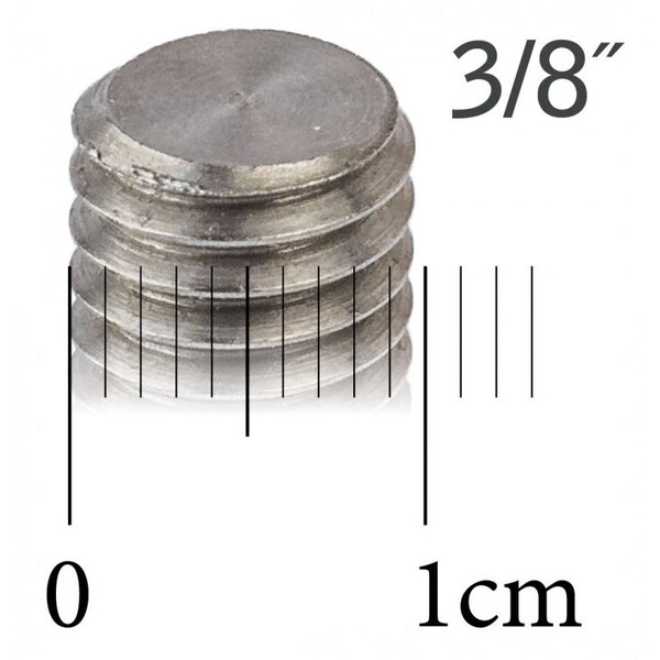 Berlebach 75mm 3/8" Czarny