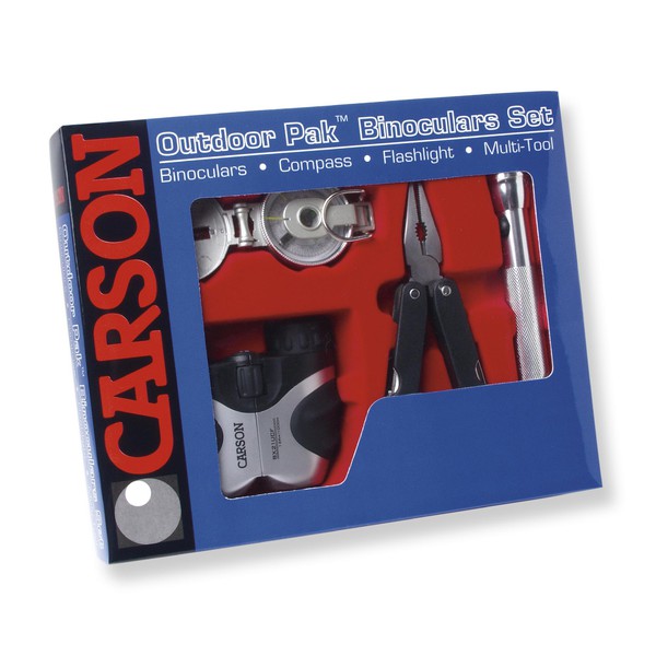 Carson Lornetka Zestaw Outdoor z lornetką i kompasem