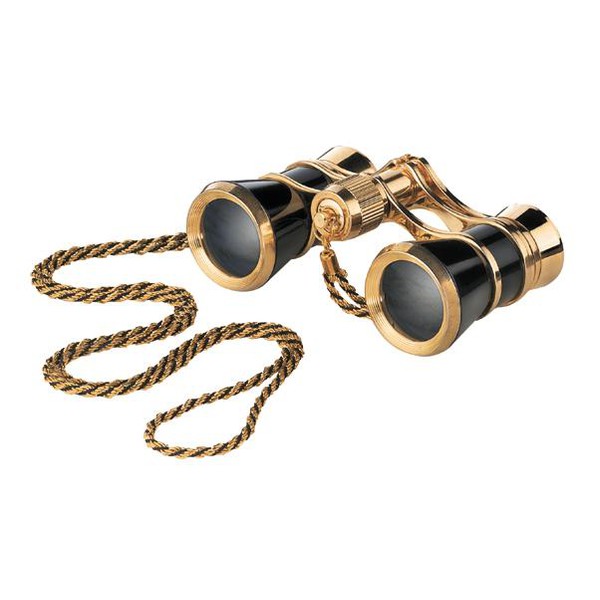 Eschenbach Lornetka operowa Opera glasses Glamour 3x25 black-gold z łańcuszkiem