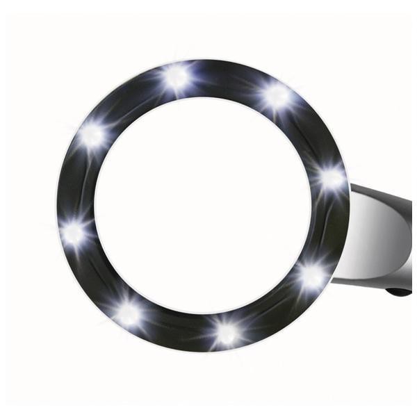 Bresser Lupa LED z oświetleniem 2,5x, 55mm