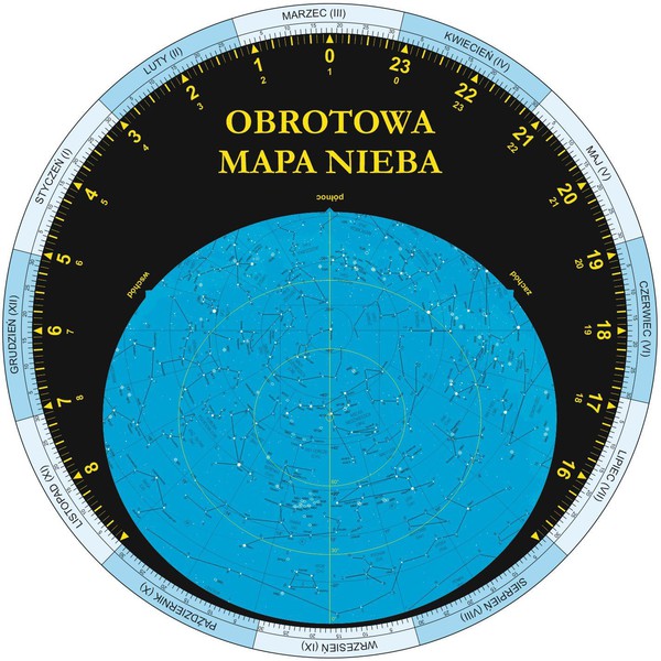 AstroCD Obrotowa mapa nieba