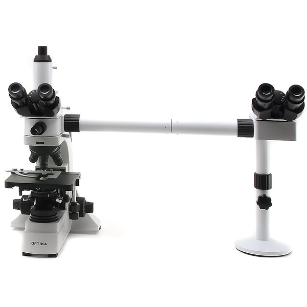 Optika B-500Ti-2, mikroskop dyskusyjny, 2 głowice, trinokular, 1000x, LED