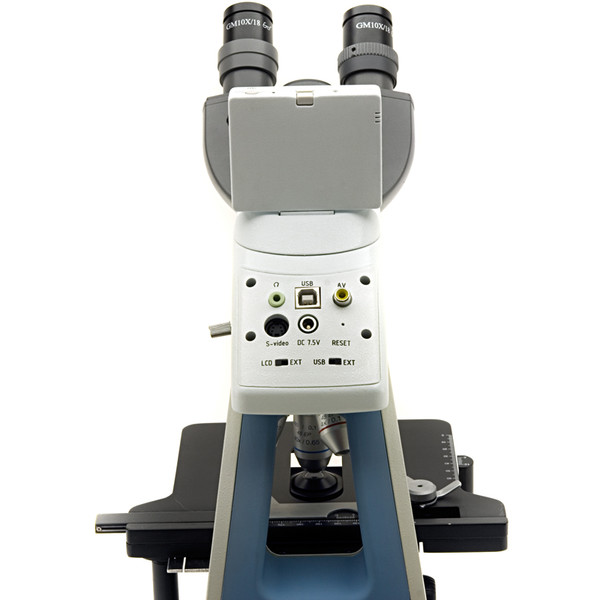 Optika Mikroskop DM-25PL, binocular, digital, 3 Mpixel,  2.5" LCD screen, objectives plan