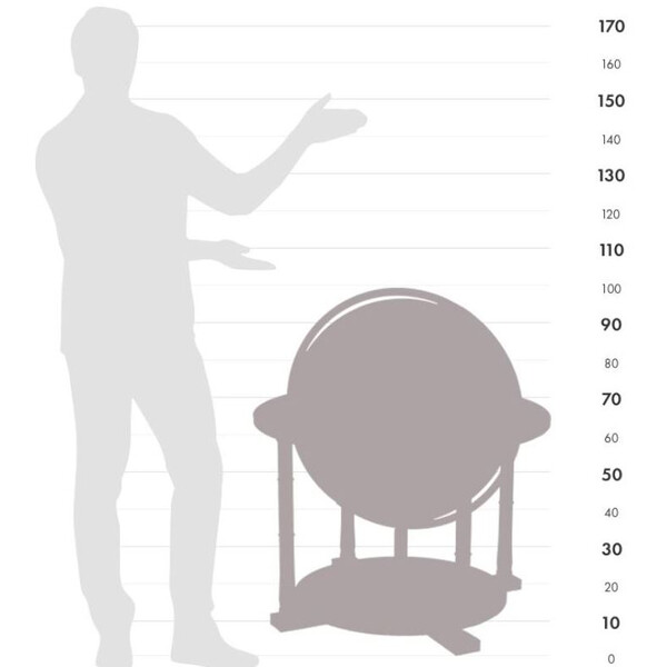 Zoffoli Globus na podstawie Aries 60cm