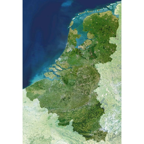 Planet Observer Mapa regionalna Benelux